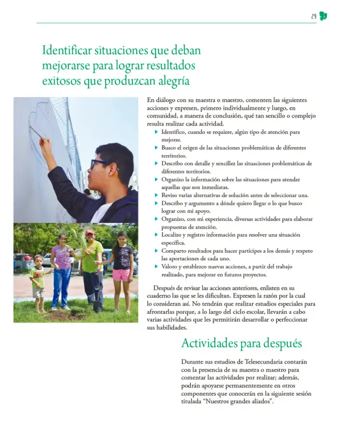 Página 30 de Colección Sk´asolil. Nuestro libro de Proyectos. Tomo I. Libro de Educación Telesecundaria Grado 2° Ciclo Escolar 2025 - 2026