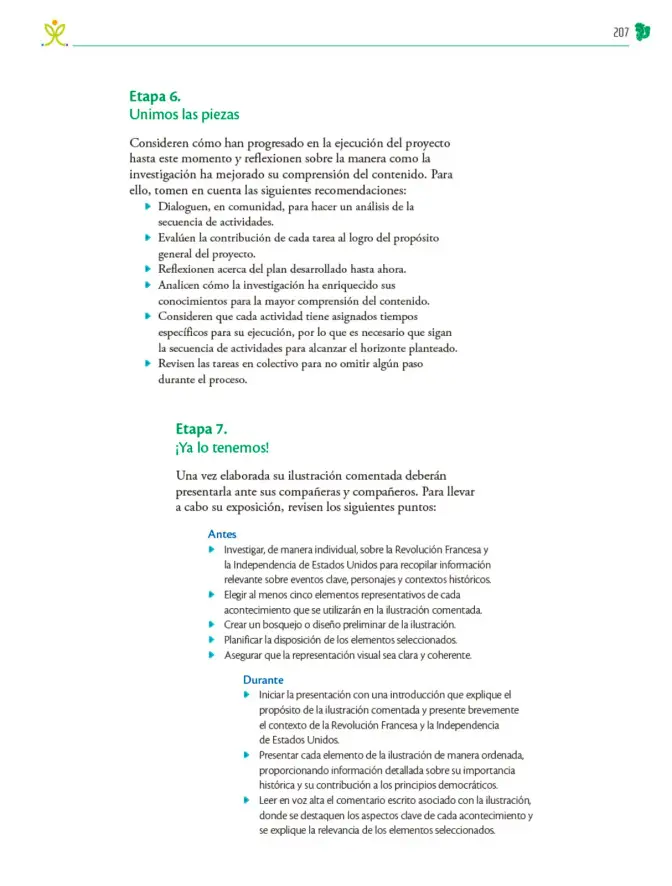Página 208 de Colección Nanahuatzin. Nuestro libro de Proyectos. Tomo II. Libro de Educación Telesecundaria Grado 3° Ciclo Escolar 2025 - 2026