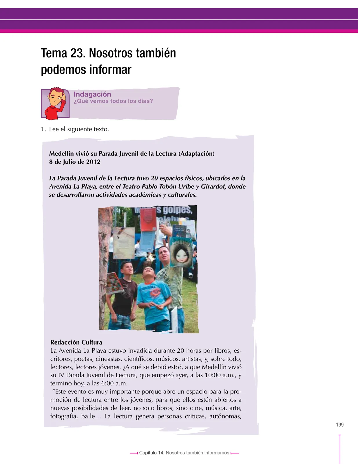 Miniatura página 199 de Lenguaje 9° · Secundaria Activa