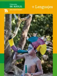 Portada de Colección Sk´asolil. Lenguajes.   Libro de Educación Telesecundaria Grado 2°  Ciclo Escolar 2025 - 2026