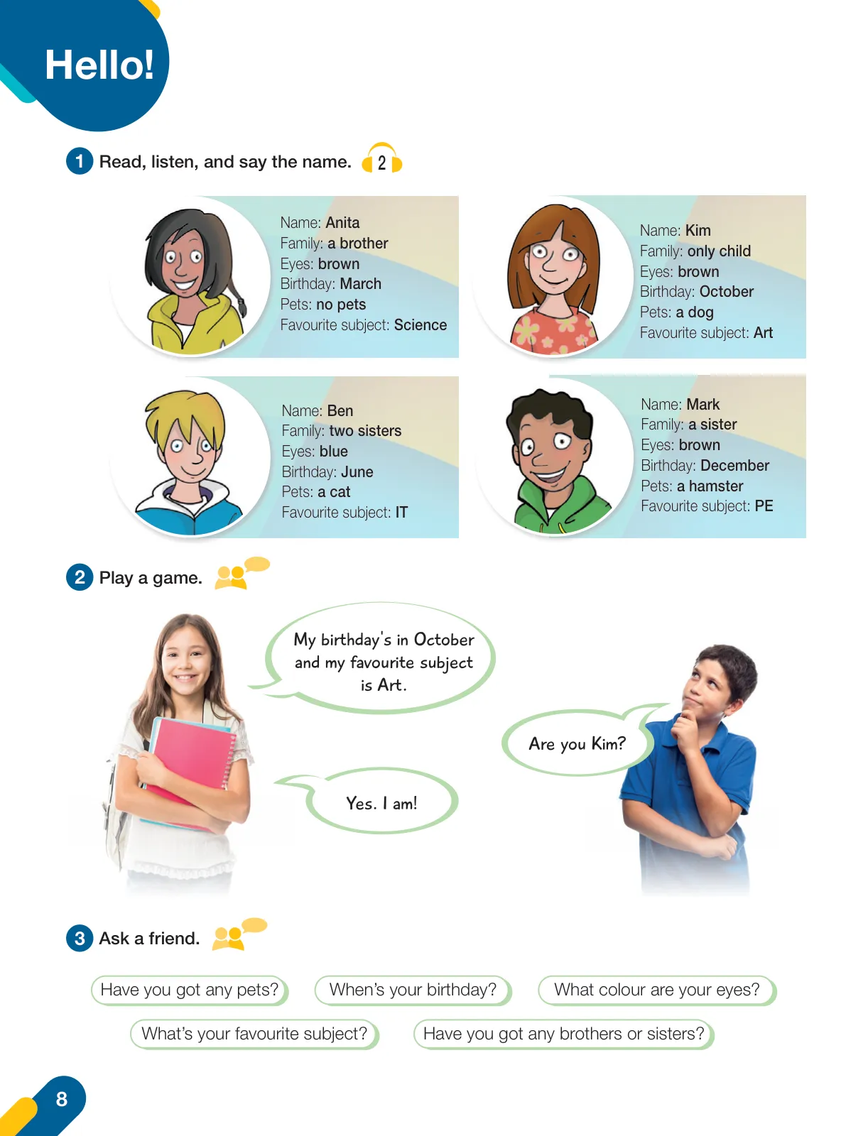 Miniatura página 10 de Inglés – Quinto Básico | Texto del Estudiante MINEDUC – Descargar PDF · 2024