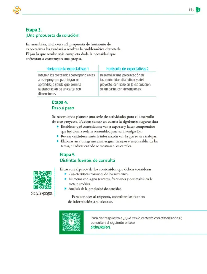 Página 176 de Colección Ximhai. Nuestro libro de Proyectos. Tomo I. Libro de Educación Telesecundaria Grado 1° Ciclo Escolar 2025 - 2026