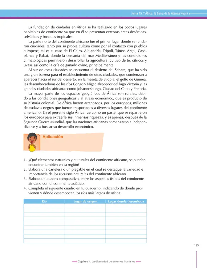Página 125 de Ciencias Sociales 6° · Secundaria Activa