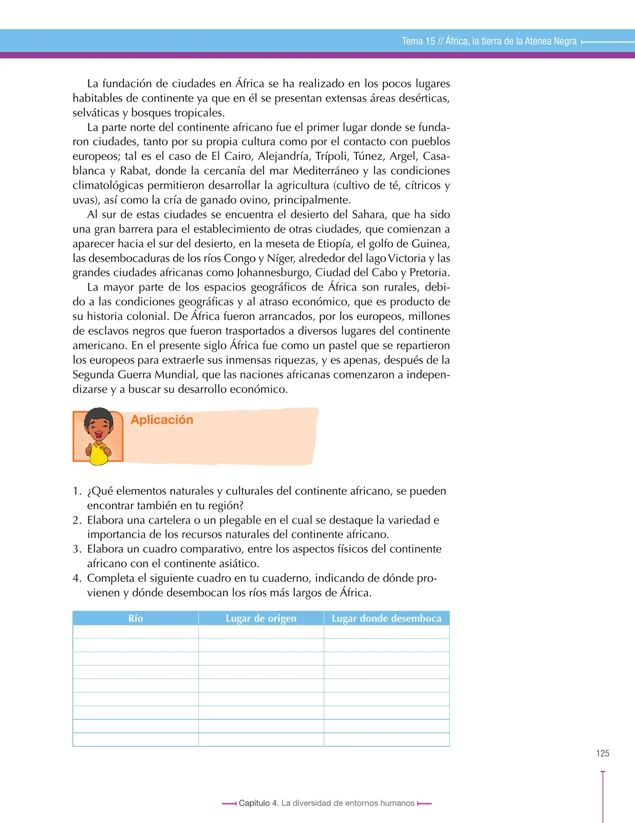 Miniatura página 125 de Ciencias Sociales 6° · Secundaria Activa