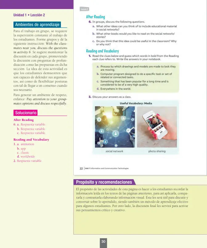 Página 31 de Inglés – Octavo Básico | Student’s Book MINEDUC – Descargar PDF · 2024
