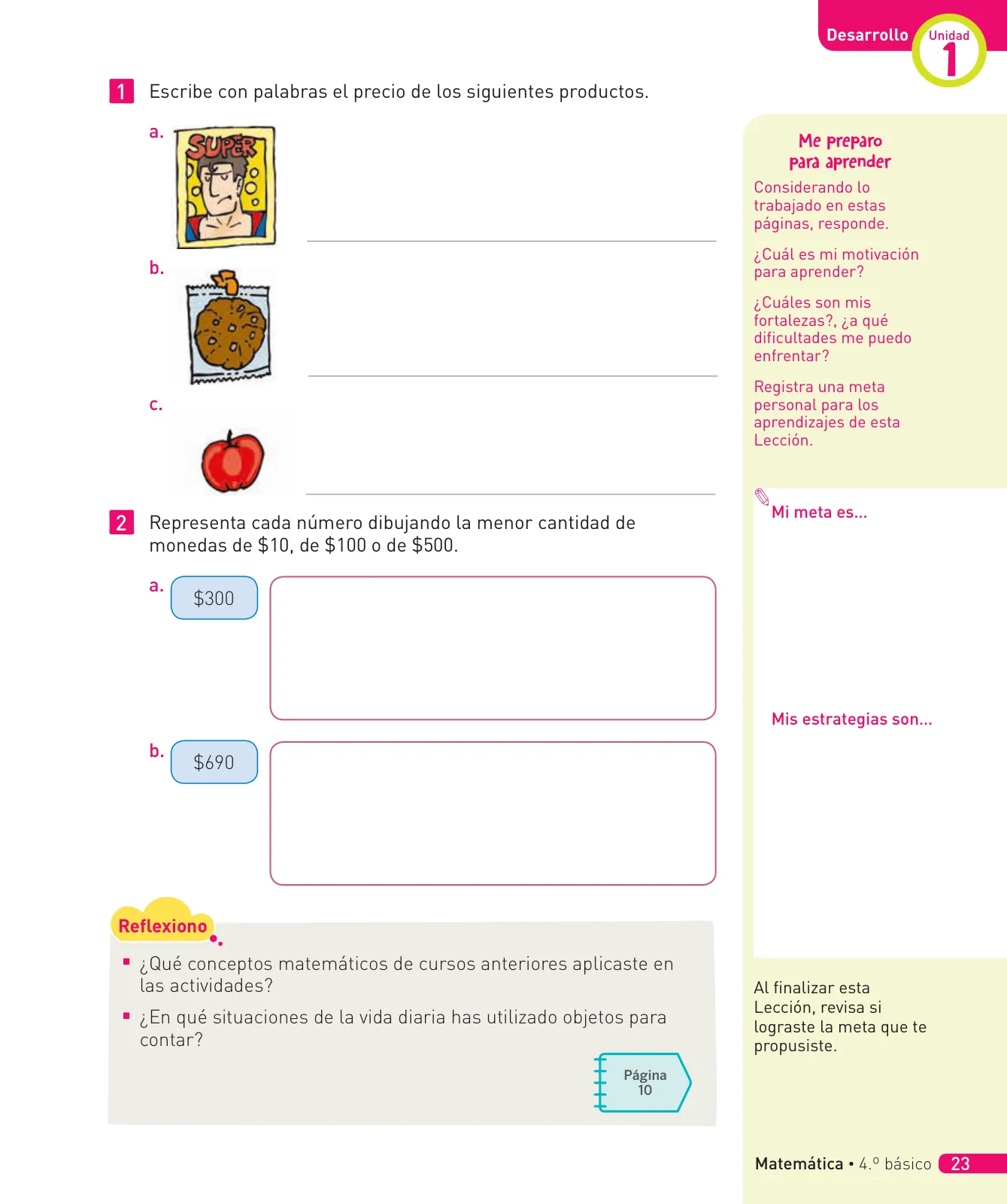 Página 96 de Matemática – Cuarto Básico | Texto del Estudiante MINEDUC – Descargar PDF · 2024