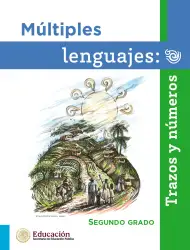 Página de Múltiples lenguajes. Trazos y números. Libro de Educación Primaria Grado 2° Ciclo Escolar 2025 - 2026