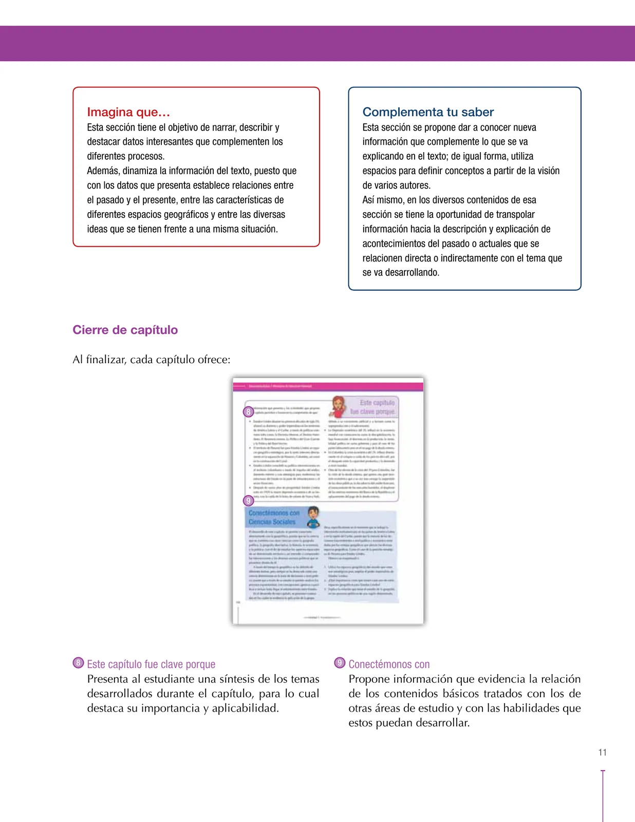 Miniatura página 11 de Ciencias Sociales 9° · Secundaria Activa