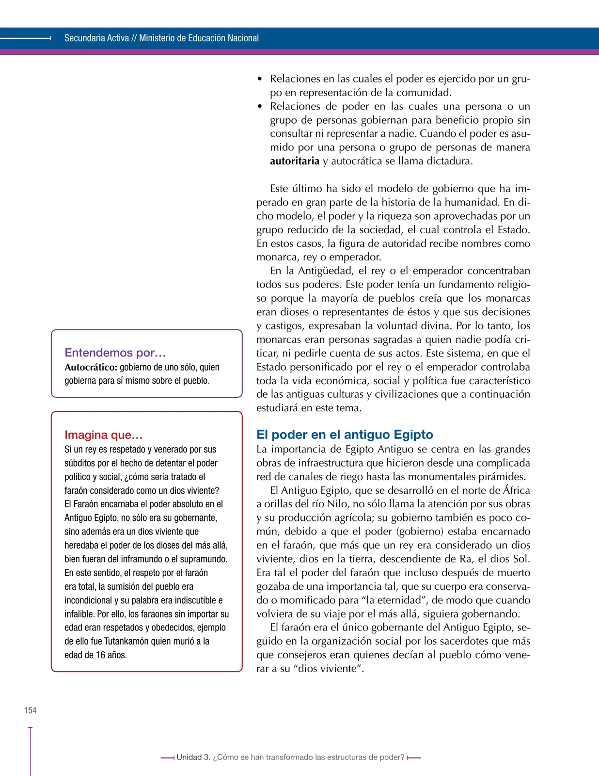 Miniatura página 154 de Ciencias Sociales 6° · Secundaria Activa