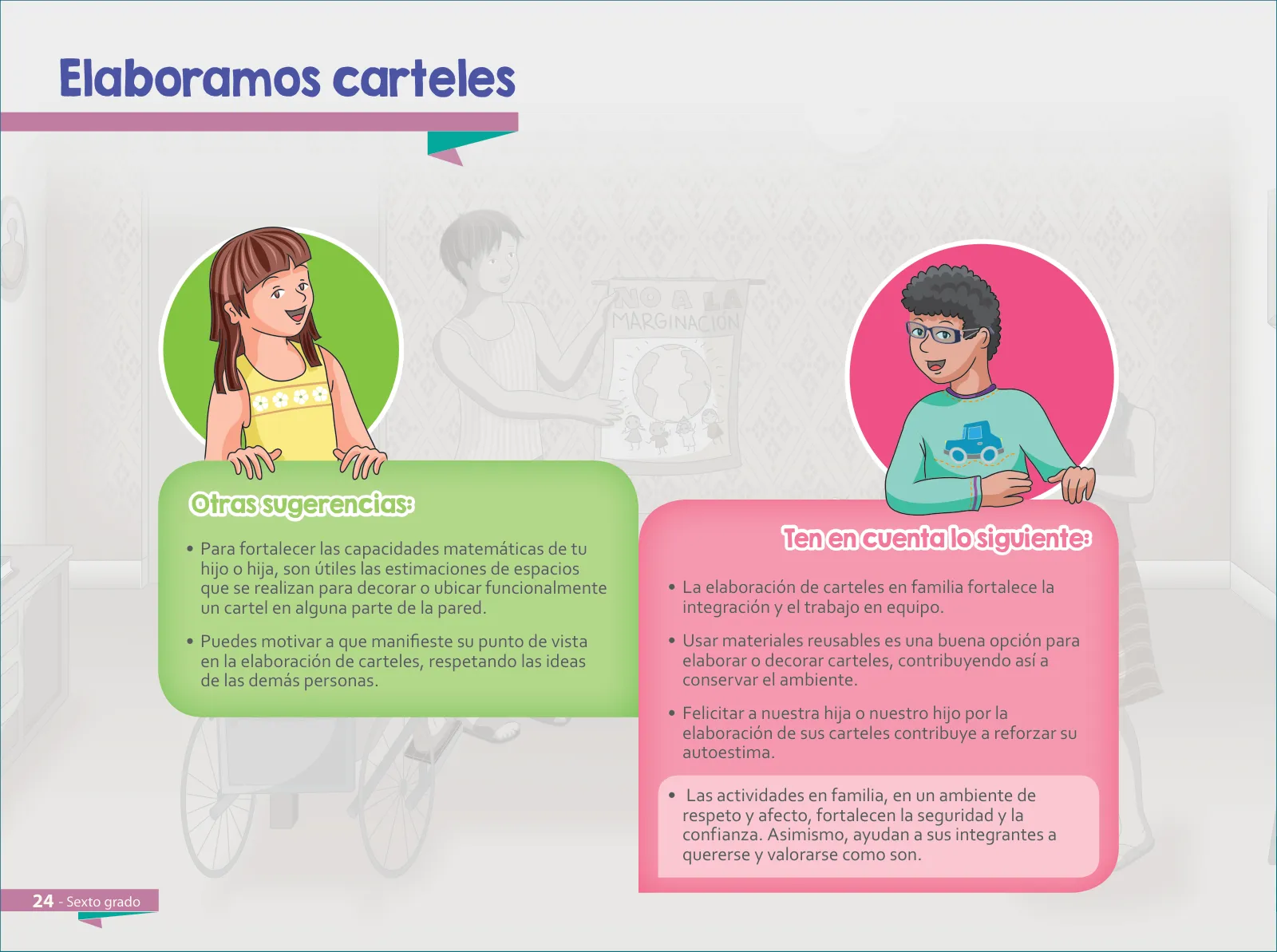 Miniatura página 26 de Aprendemos juntos en familia : guía dirigida a madres y padres. Sexto grado de Educación Primaria · 2019