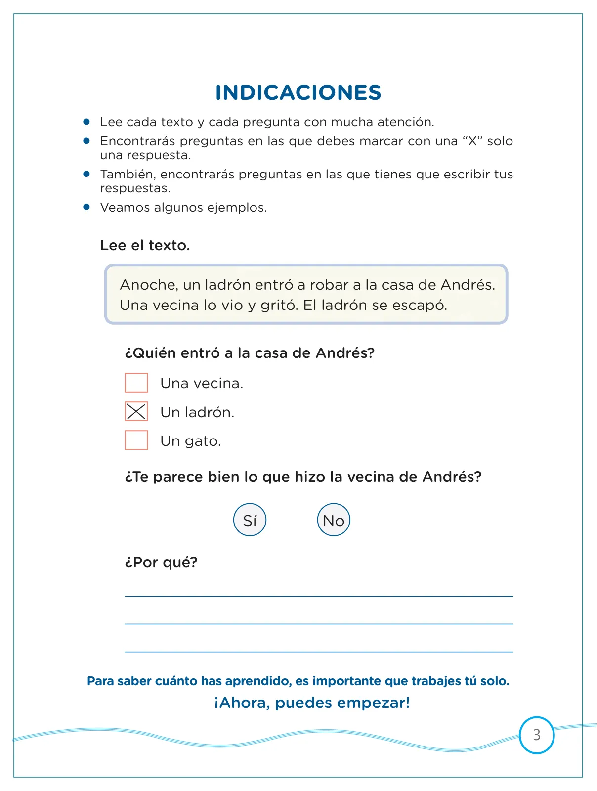 Miniatura página 3 de Kit de evaluación Proceso 1 Demostrando lo que aprendimos : Comunicación, segundo trimestre, ﻿Segundo grado - Primaria · 2019