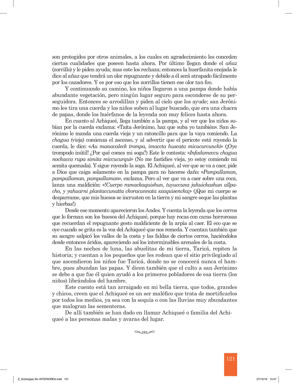 Página 123 de Antología literaria 5 · 2019