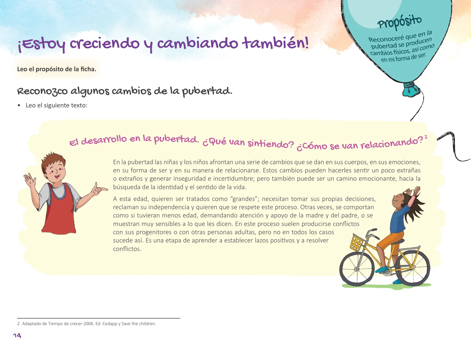 Página 16 de Cuadernillo de Tutoría Sexto Grado Educación Primaria 2019 · 2019