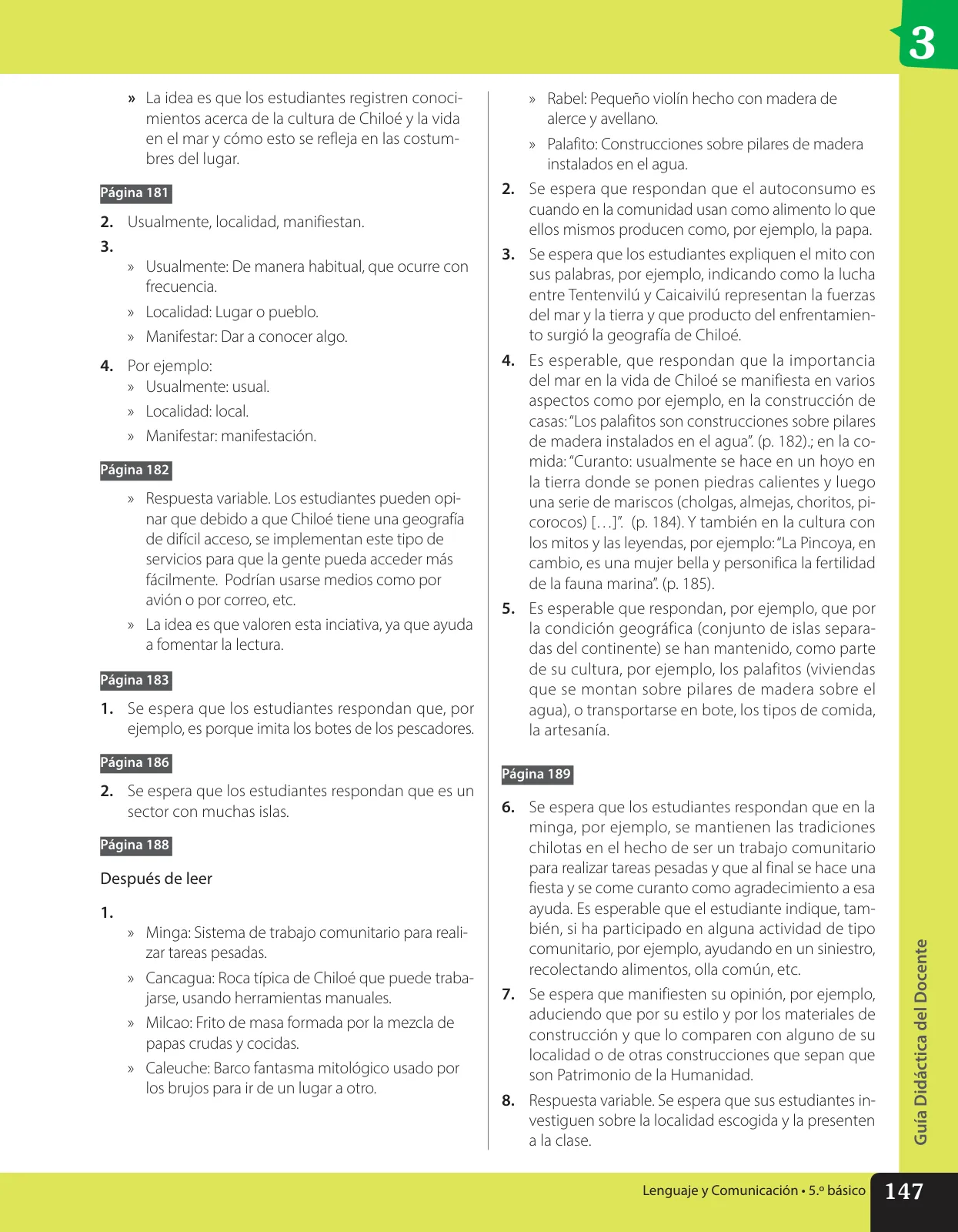Página 52 de Lenguaje y Comunicación – Quinto Básico | Texto del Estudiante MINEDUC – Descargar PDF · 2024