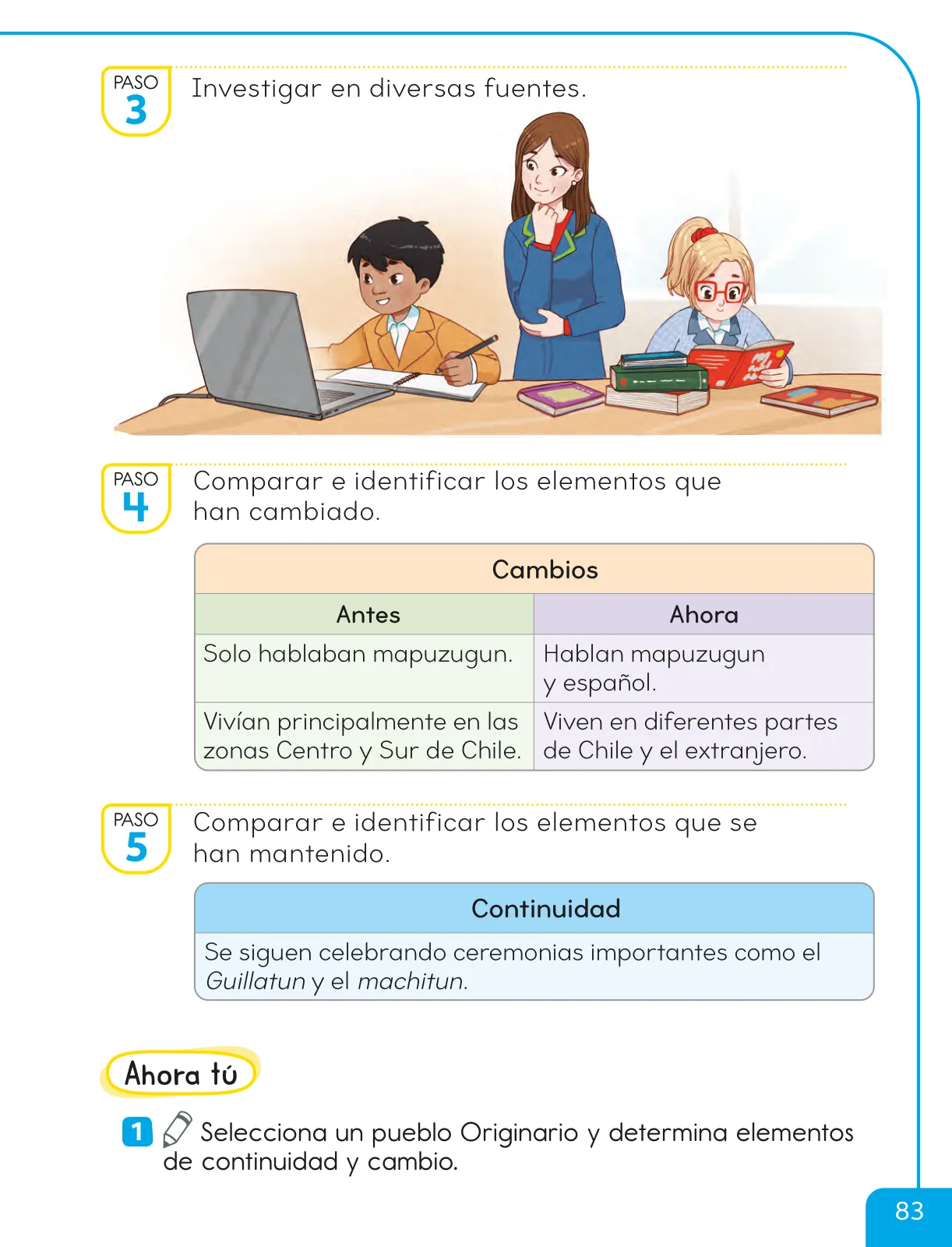 Miniatura página 85 de Historia, Geografía y Ciencias Sociales – Segundo Básico – Texto del Estudiante MINEDUC – Descargar PDF · 2024