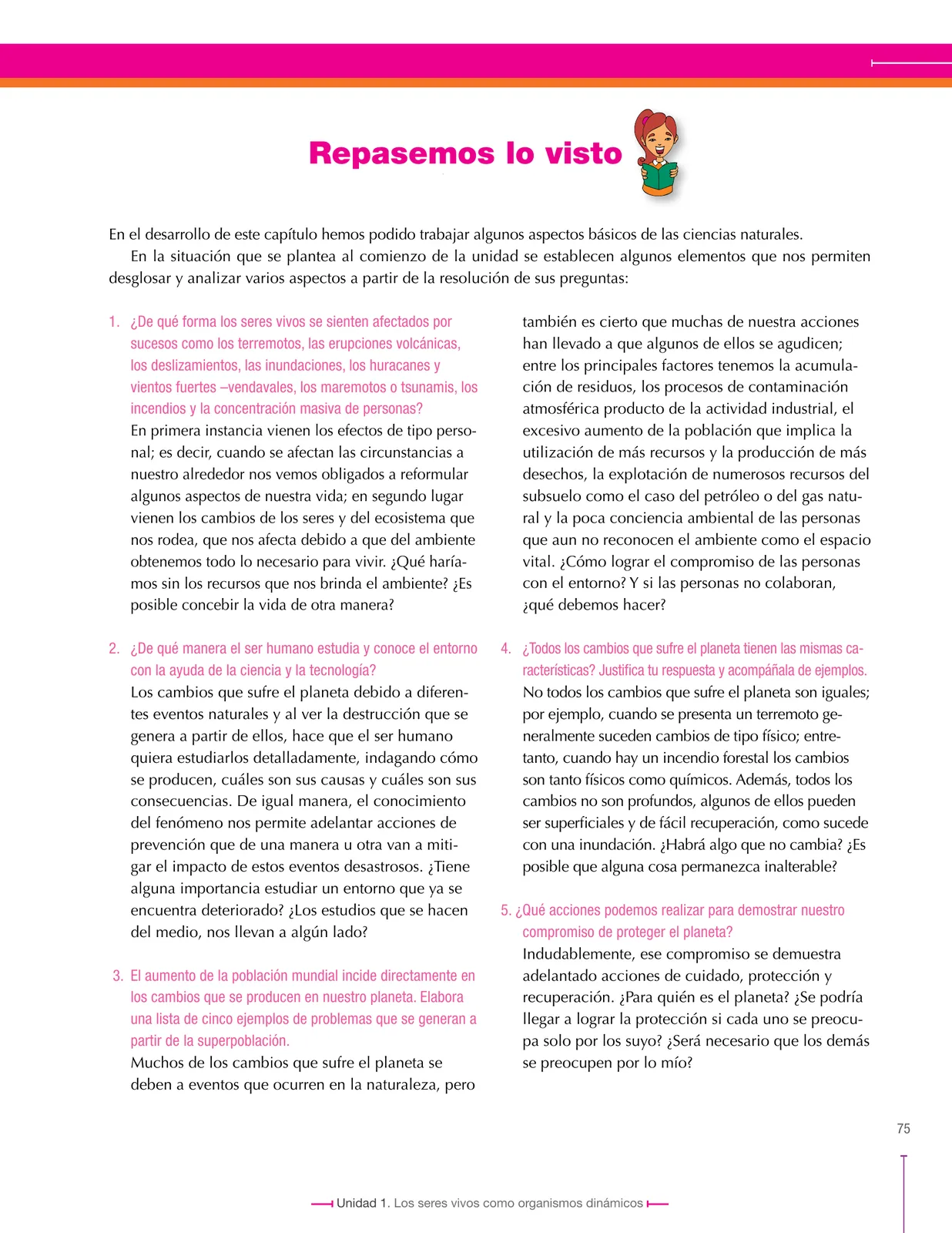 Miniatura página 75 de Ciencias Naturales 8° · Secundaria Activa