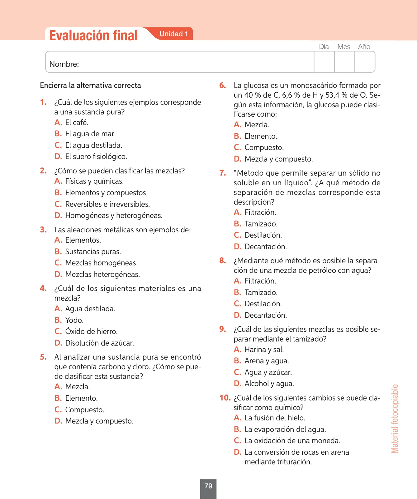 Página 80 de Ciencias Naturales – Séptimo Básico | Texto del Estudiante MINEDUC – Descargar PDF · 2024