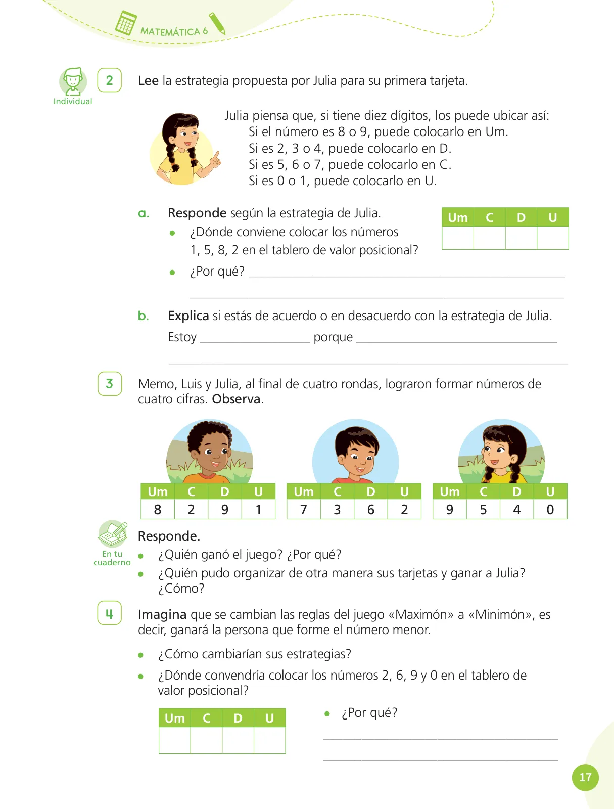 Miniatura página 19 de Cuadernillo de Matemática 6, sexto grado de Primaria ﻿ · 2023