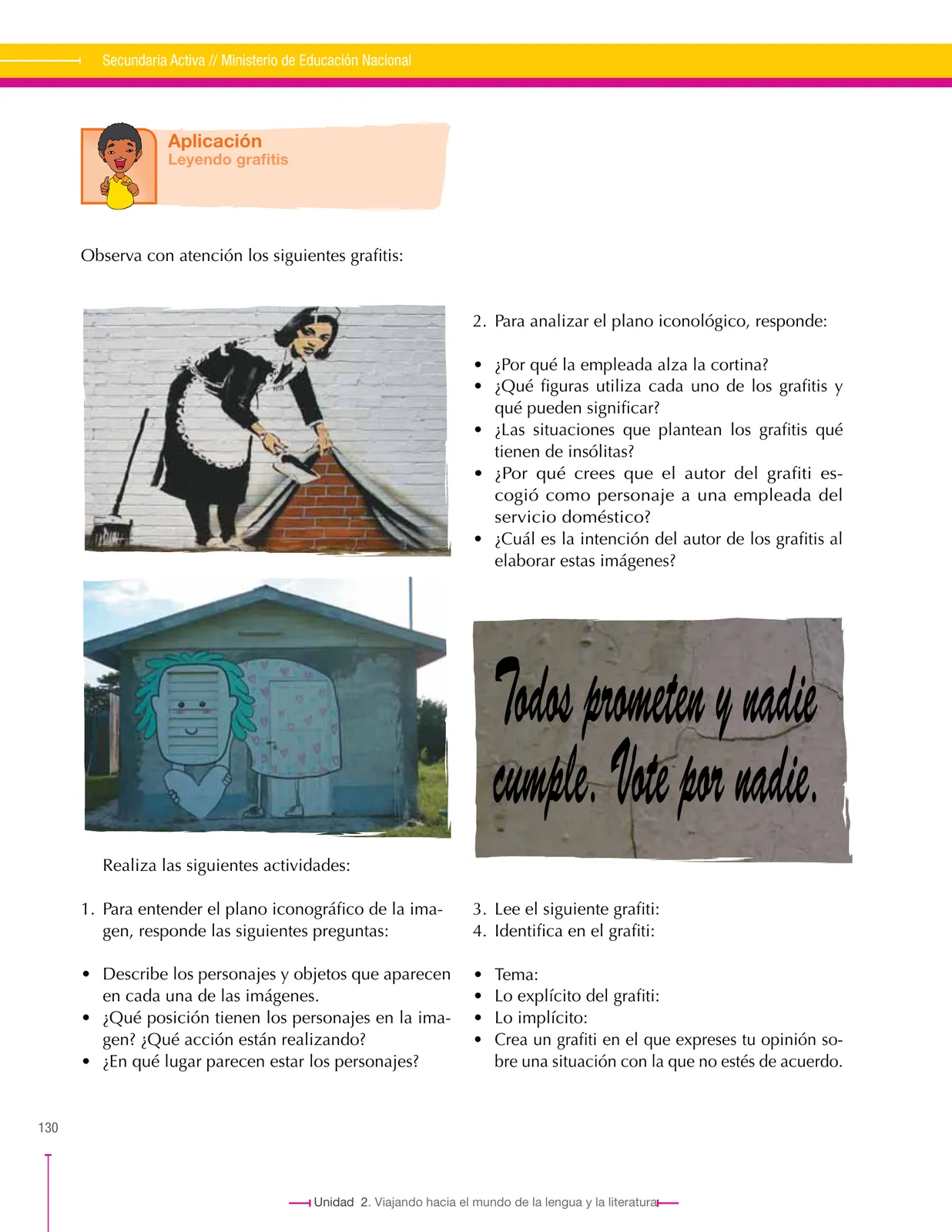 Miniatura página 130 de Lenguaje 7° · Secundaria Activa