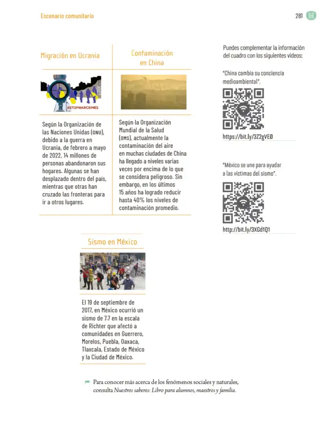 Página 284 de Proyectos Comunitarios. Libro de Educación Primaria Grado 6° Ciclo Escolar 2025 - 2026