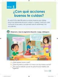 Página de Cuaderno de fichas Personal Social 1. Primer grado de secundaria · 2016