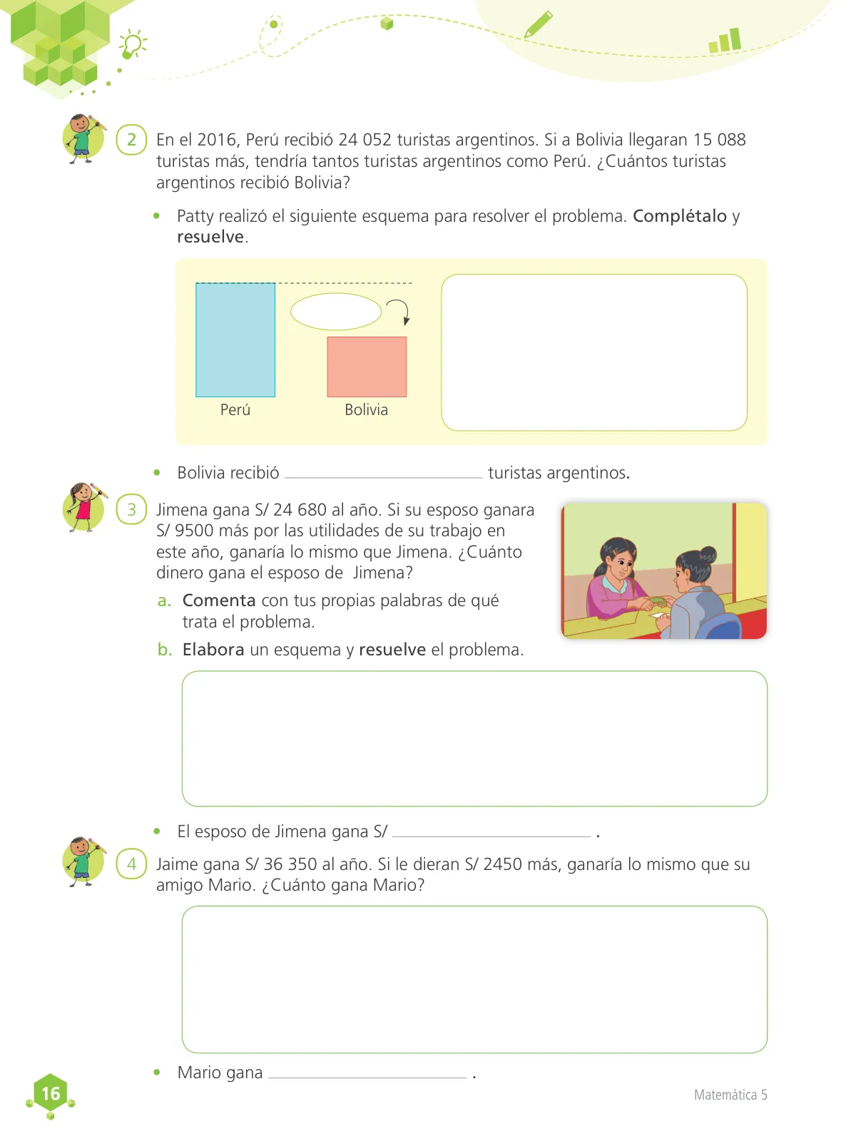 Miniatura página 17 de Matemática 5 : cuaderno de trabajo para quinto grado de Educación Primaria 2018 · 2018