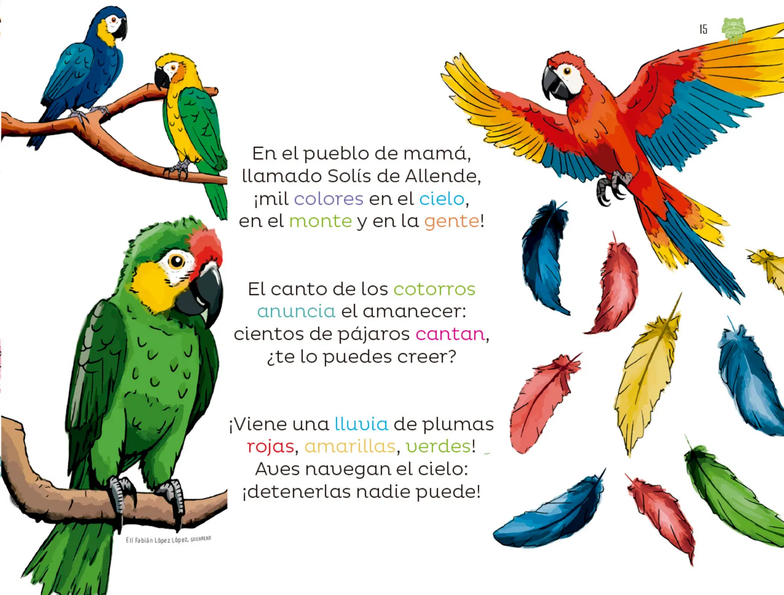 Página 16 de Múltiples lenguajes. Libro de Educación Preescolar Grado 2° Ciclo Escolar 2025 - 2026