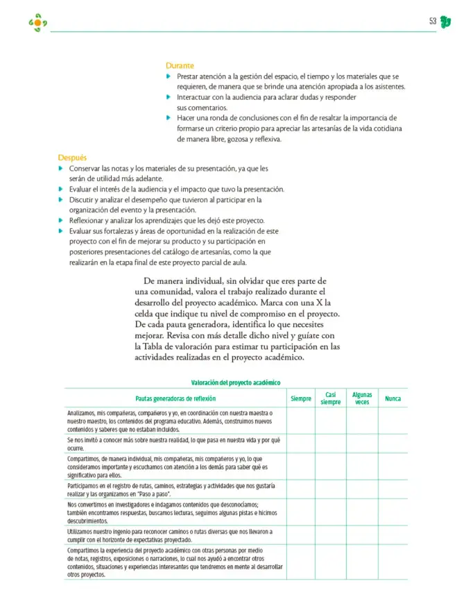 Página 54 de Colección Sk´asolil. Nuestro libro de Proyectos. Tomo II. Libro de Educación Telesecundaria Grado 2° Ciclo Escolar 2025 - 2026