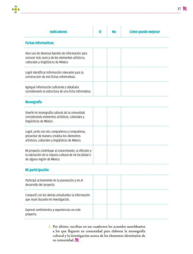 Página 68 de Colección Sk´asolil. Nuestro libro de proyectos. Libro de Educación Secundaria Grado 2° Ciclo Escolar 2025 - 2026