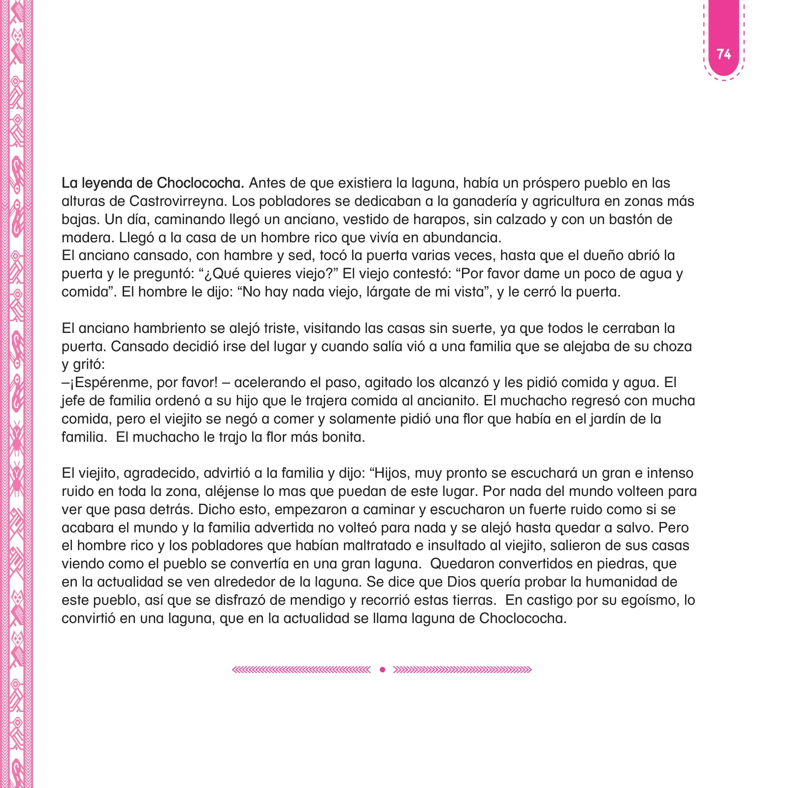 Página 76 de Anqarakunapa kawsakuyninmanta. Literatura 2 - 4° Primaria - Quechua chanka · 2023
