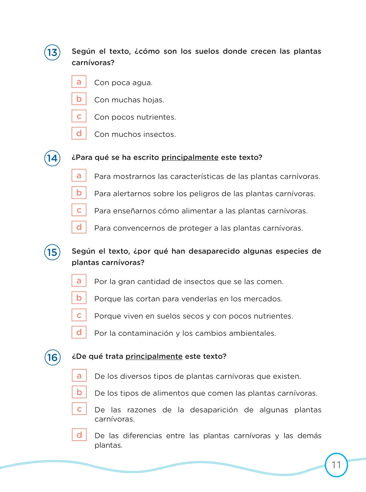 Miniatura página 11 de Kit de evaluación Salida Demostrando lo que aprendimos : Comunicación, tercer trimestre, ﻿Cuarto grado - Primaria · 2019