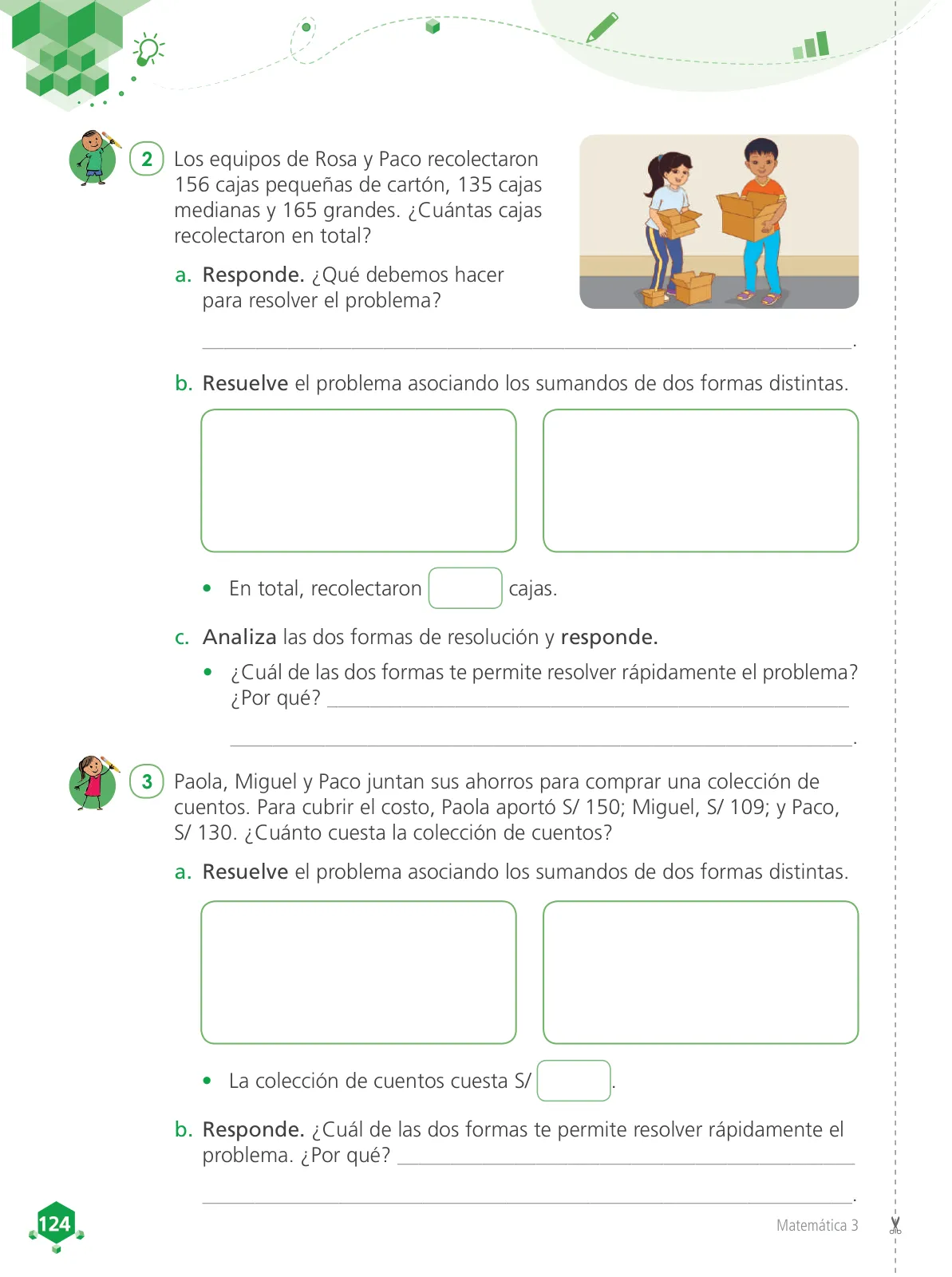 Miniatura página 126 de Matemática 3 : cuaderno de trabajo para tercer grado de Educación Primaria 2019 · 2019