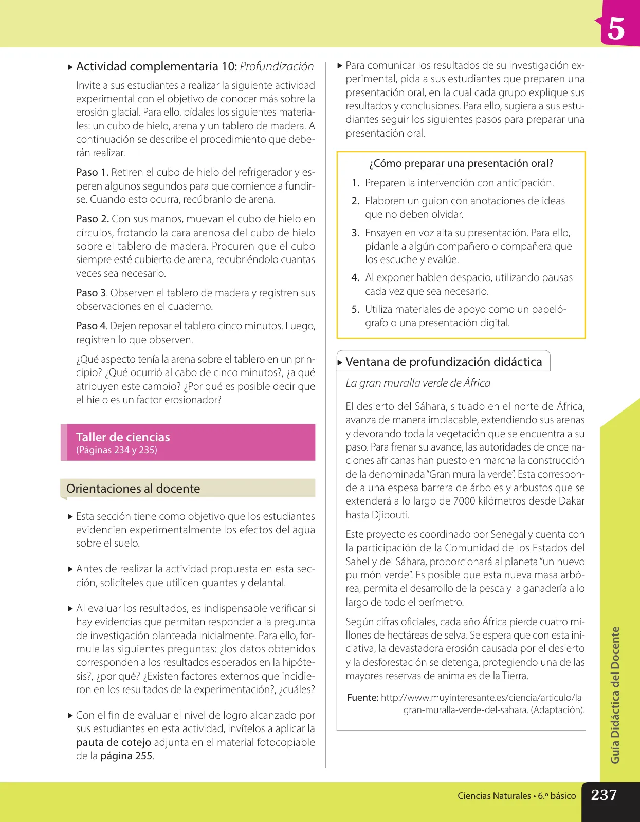 Miniatura página 124 de Libro de Ciencias Naturales – Quinto Básico | Texto del Estudiante MINEDUC – Descargar PDF · 2024