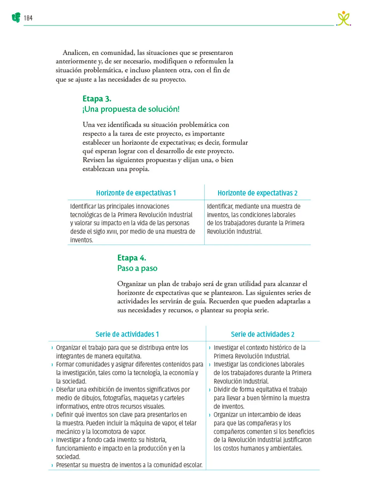 Miniatura página 185 de Colección Nanahuatzin. Nuestro libro de Proyectos.  Tomo II.  Libro de Educación Telesecundaria Grado 3°  Ciclo Escolar 2025 - 2026