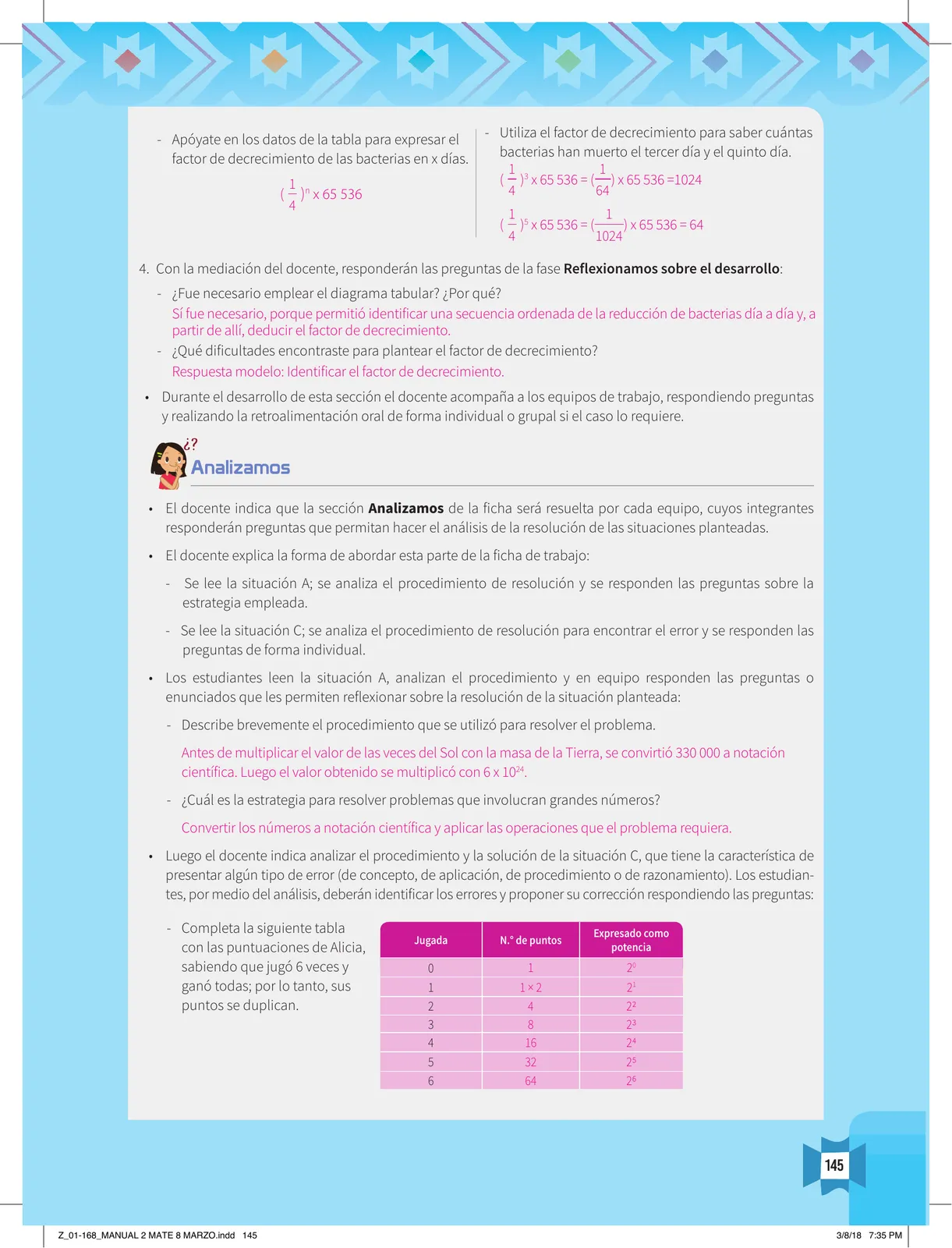 Miniatura página 147 de Resolvamos problemas 2 : manual para el docente 2018 · 2018
