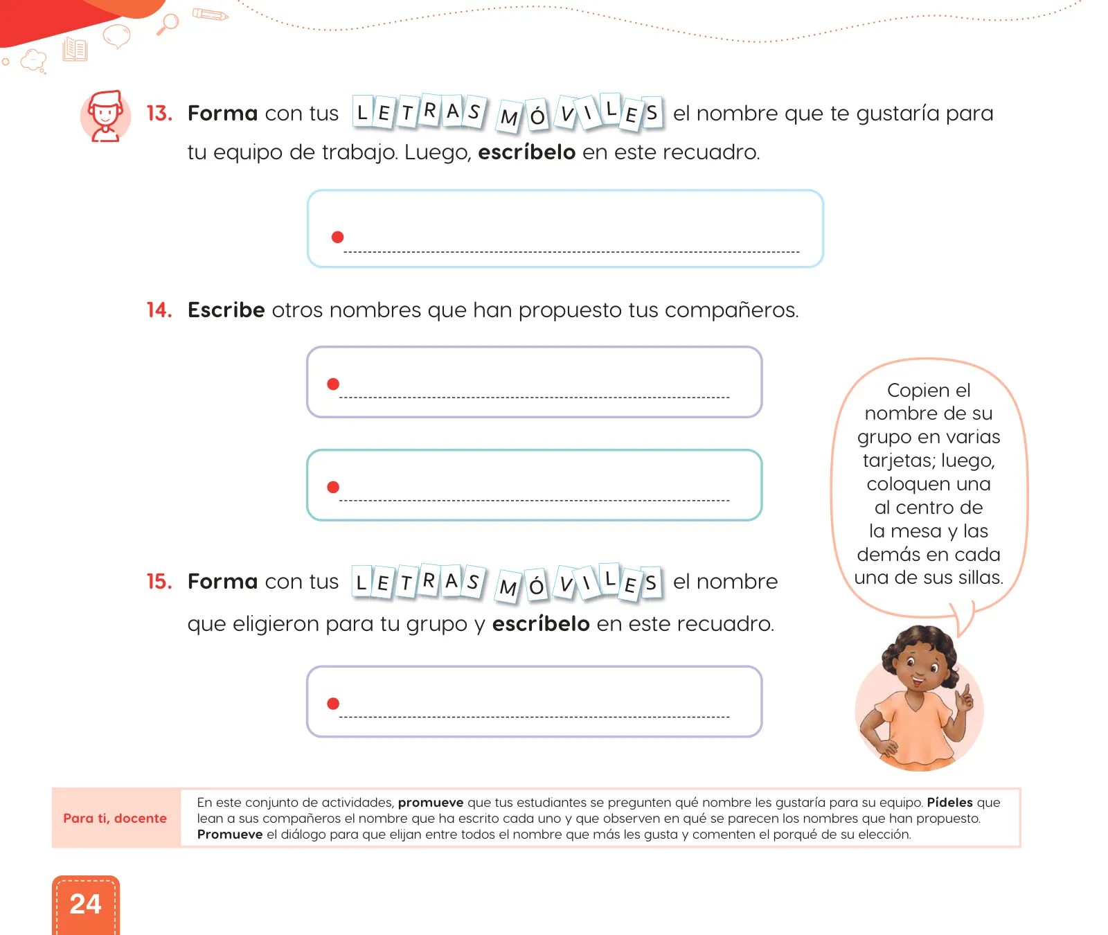 Miniatura página 26 de Cuadernillo de Comunicación 1. Primer grado de Primaria · 2024