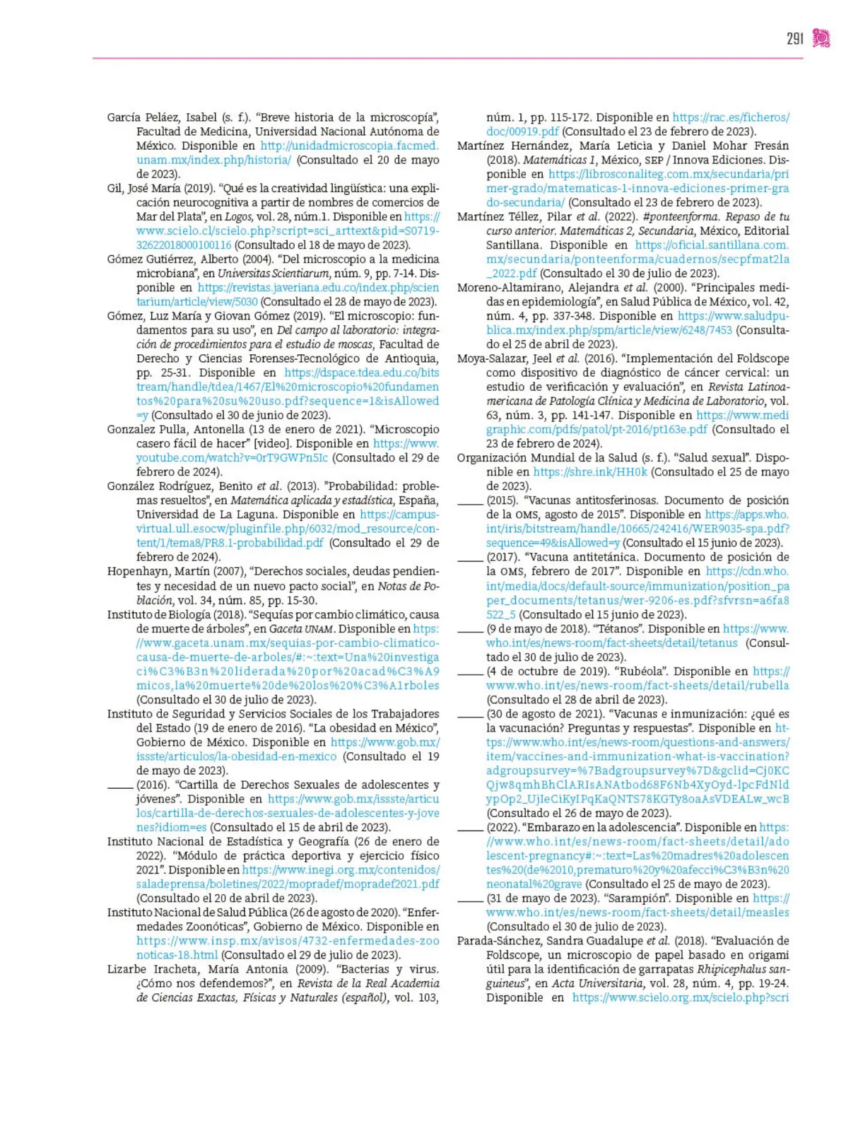 Página 292 de Colección Ximhai. Nuestro libro de proyectos. Libro de Educación Secundaria Grado 1° Ciclo Escolar 2025 - 2026
