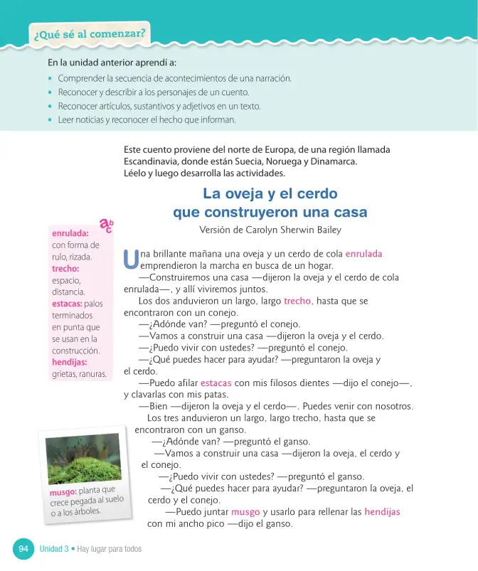 Página 96 de Lenguaje y Comunicación – Cuarto Básico | Texto del Estudiante MINEDUC – Descargar PDF · 2024