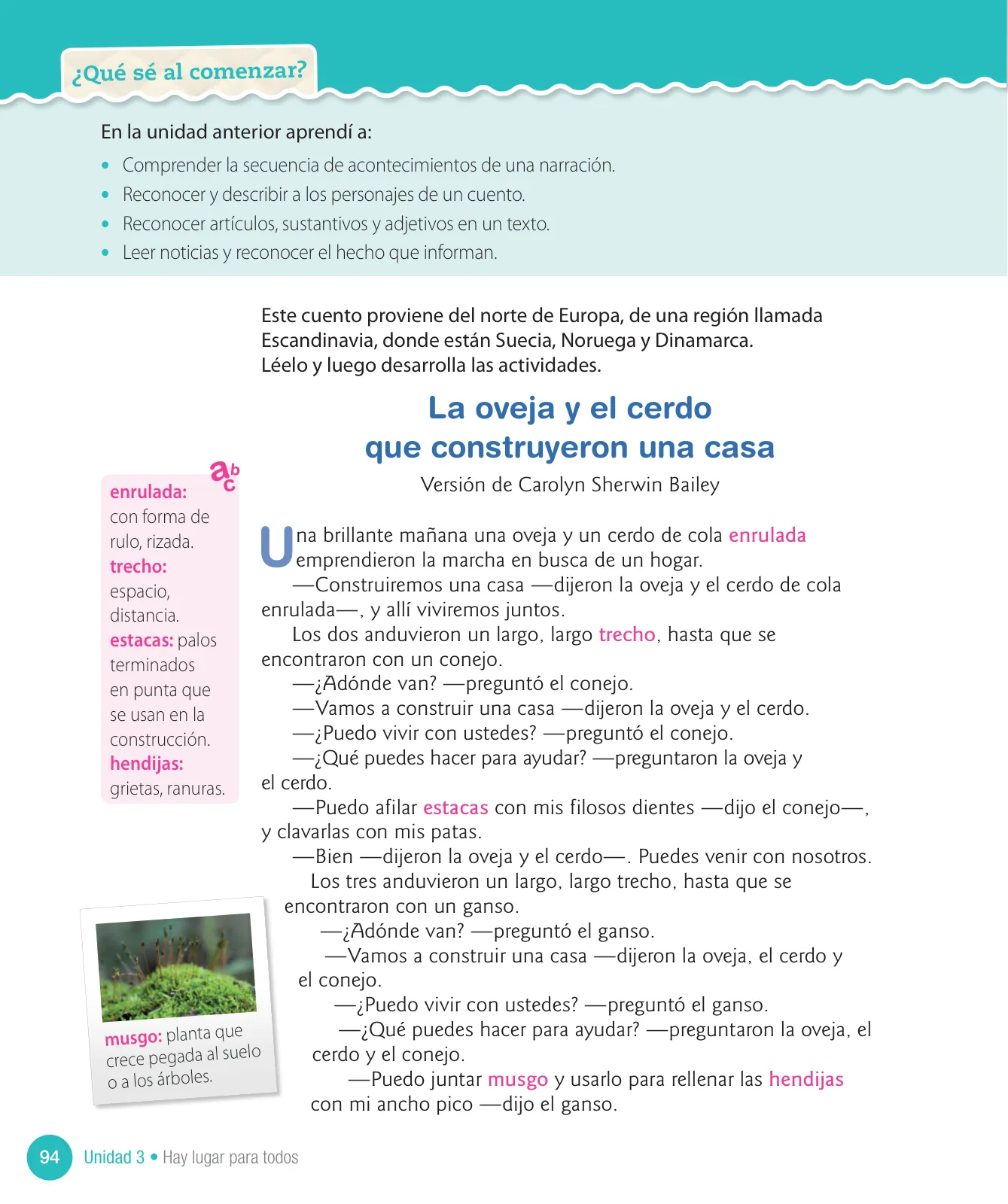 Miniatura página 96 de Lenguaje y Comunicación – Cuarto Básico | Texto del Estudiante MINEDUC – Descargar PDF · 2024