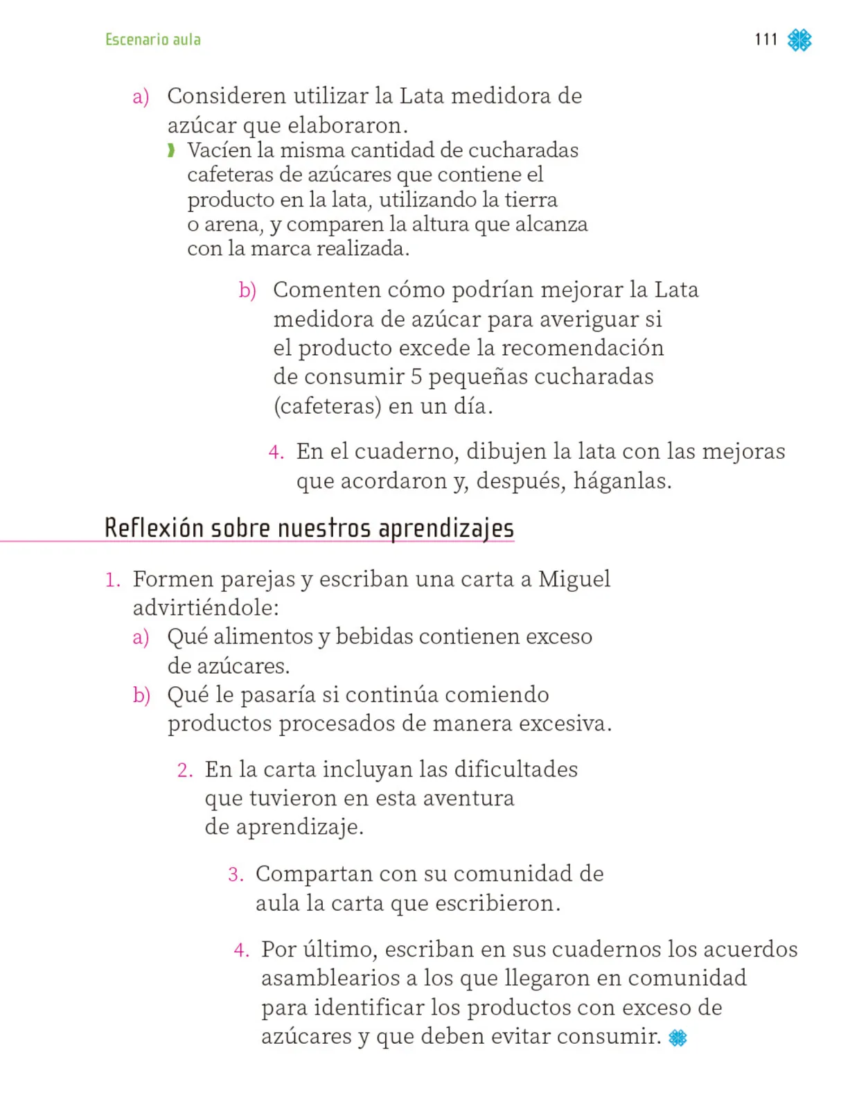 Miniatura página 112 de Proyectos de Aula.   Libro de Educación Primaria Grado 1°  Ciclo Escolar 2025 - 2026