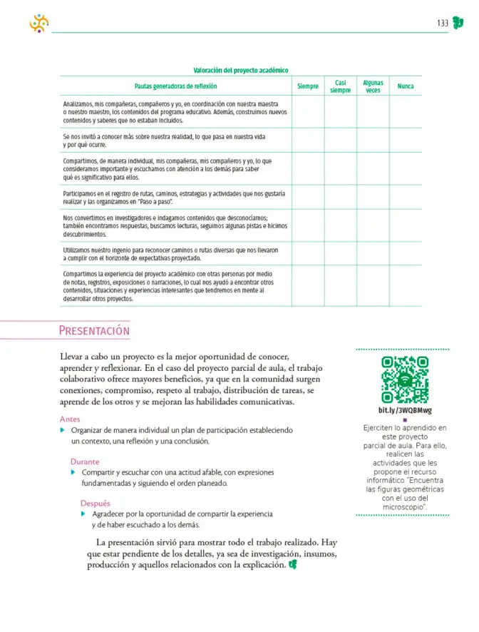 Página 134 de Colección Ximhai. Nuestro libro de Proyectos. Tomo II. Libro de Educación Telesecundaria Grado 1° Ciclo Escolar 2025 - 2026