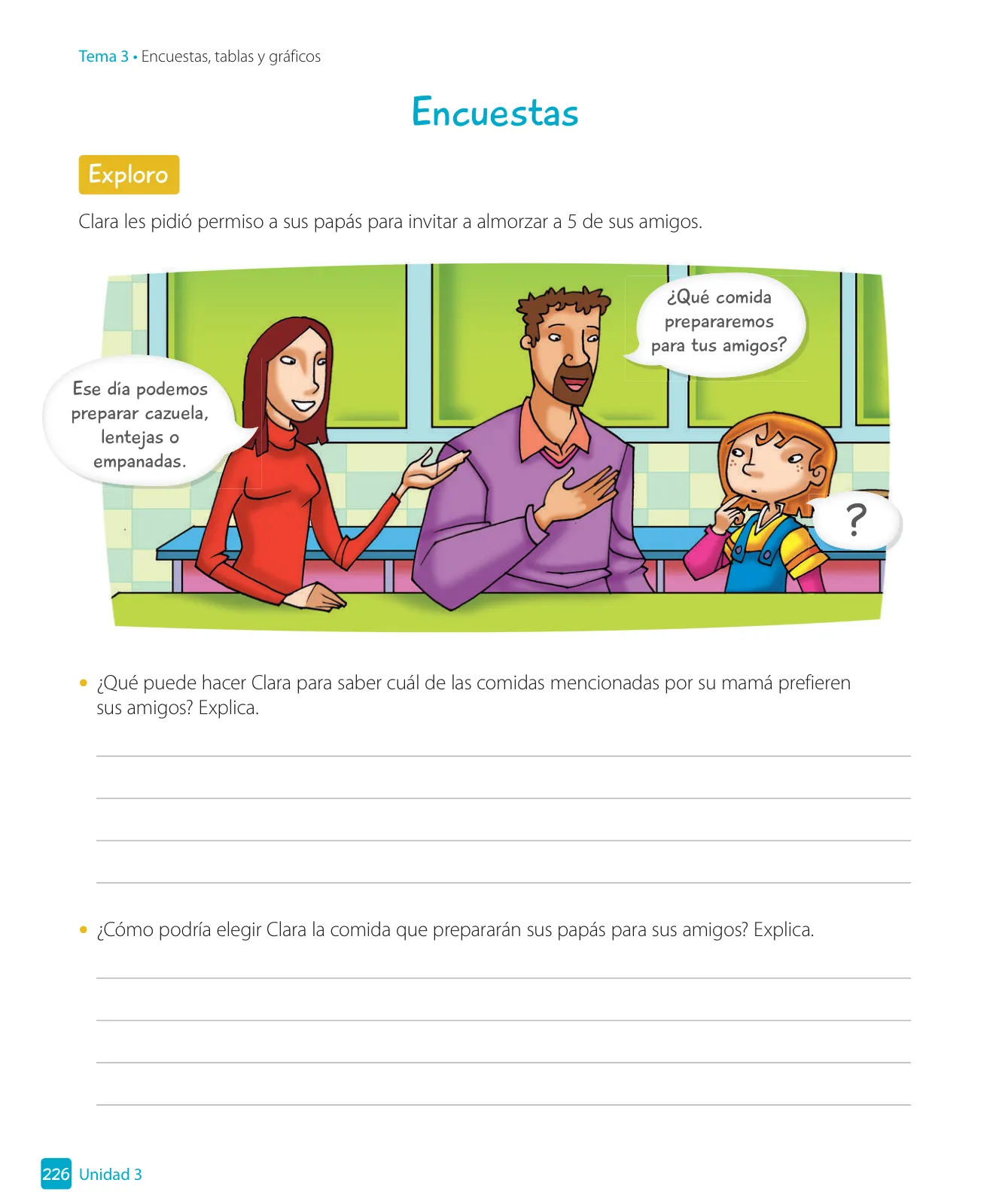 Página 228 de Matemática – Tercero Básico | Texto del Estudiante MINEDUC – Descargar PDF · 2024