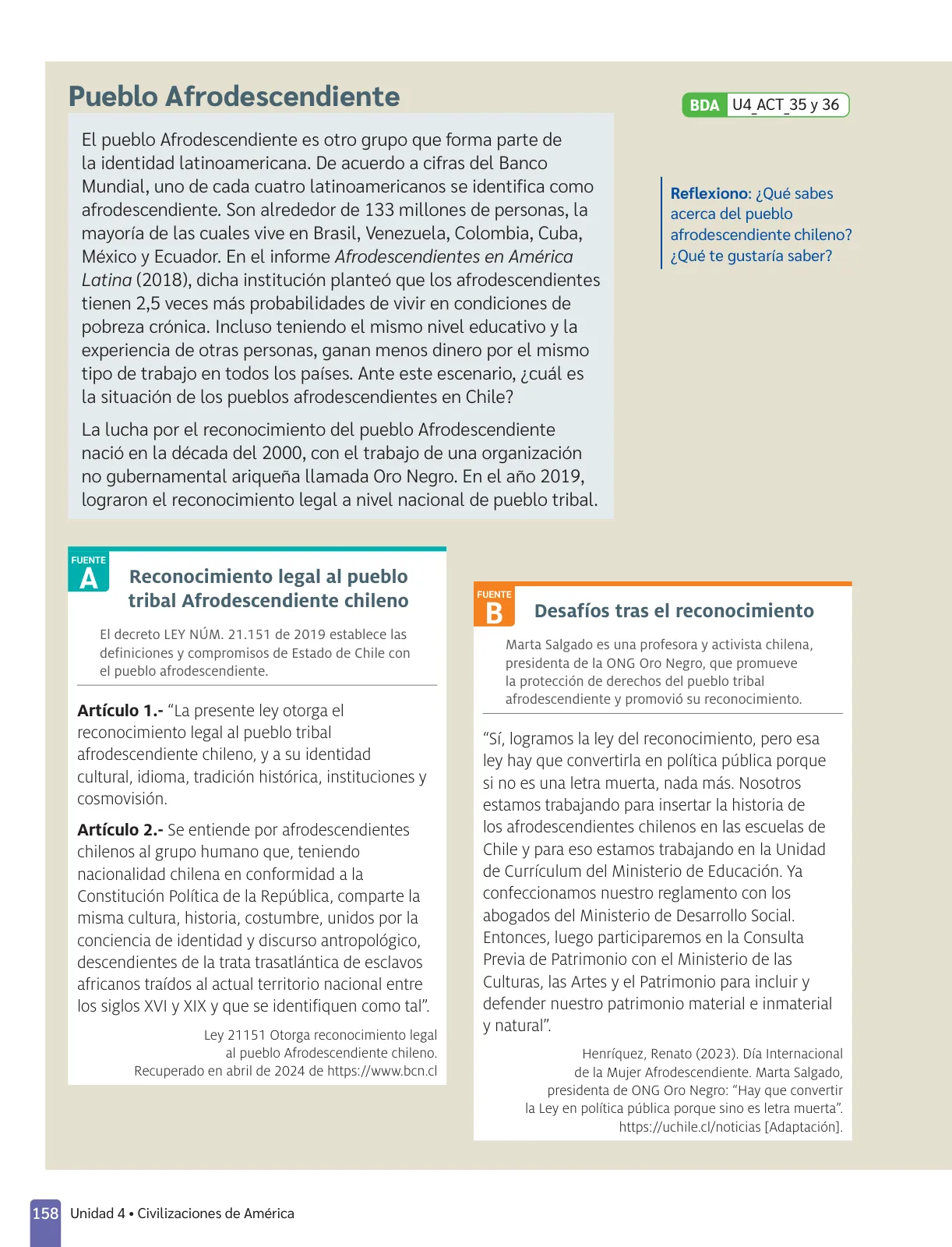Miniatura página 160 de Historia, Geografía y Ciencias Sociales – Séptimo Básico | Texto del Estudiante MINEDUC – Descargar PDF · 2024