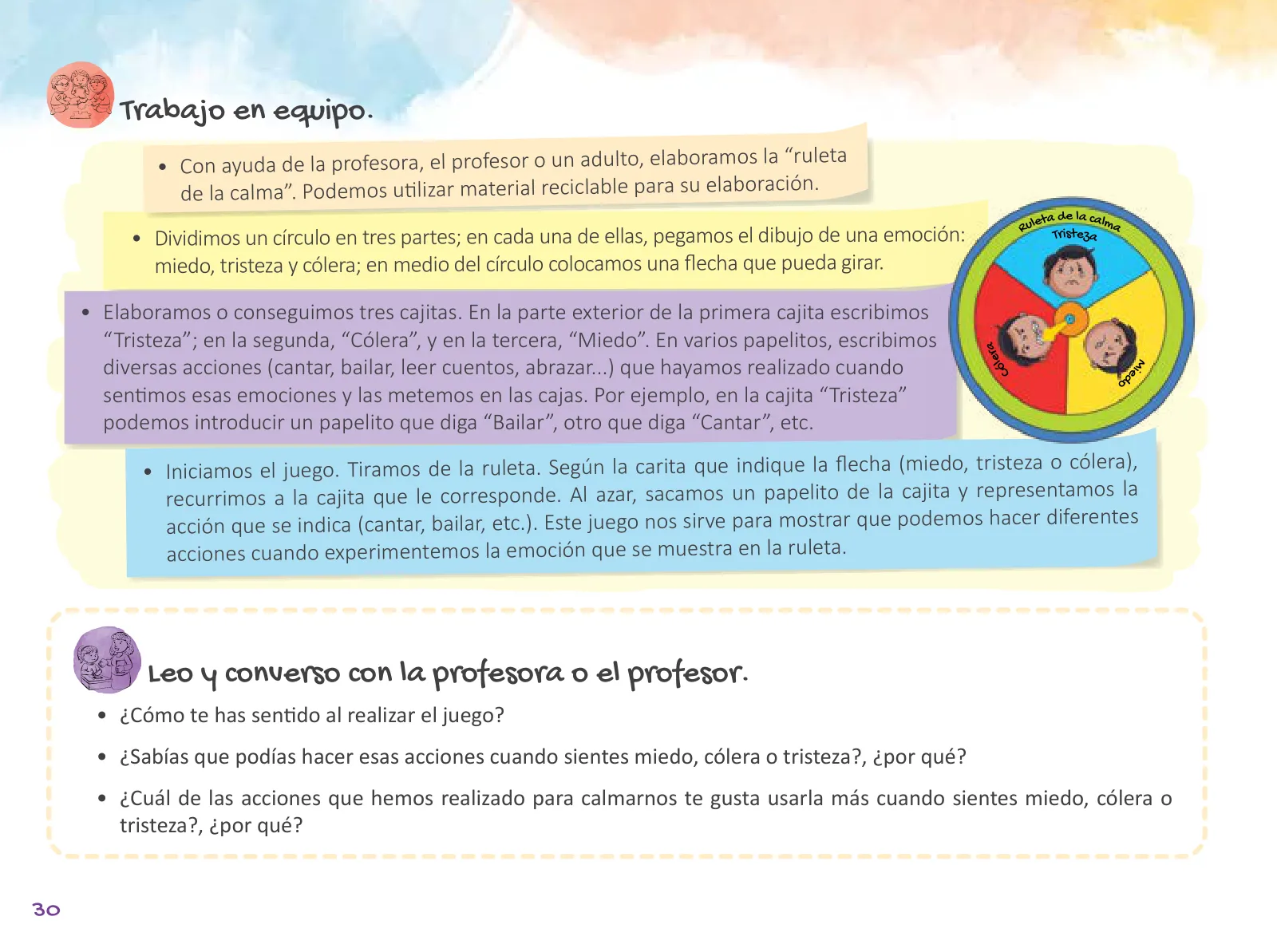Miniatura página 32 de Cuadernillo de Tutoría 1 : primer grado de Educación Primaria · 2021