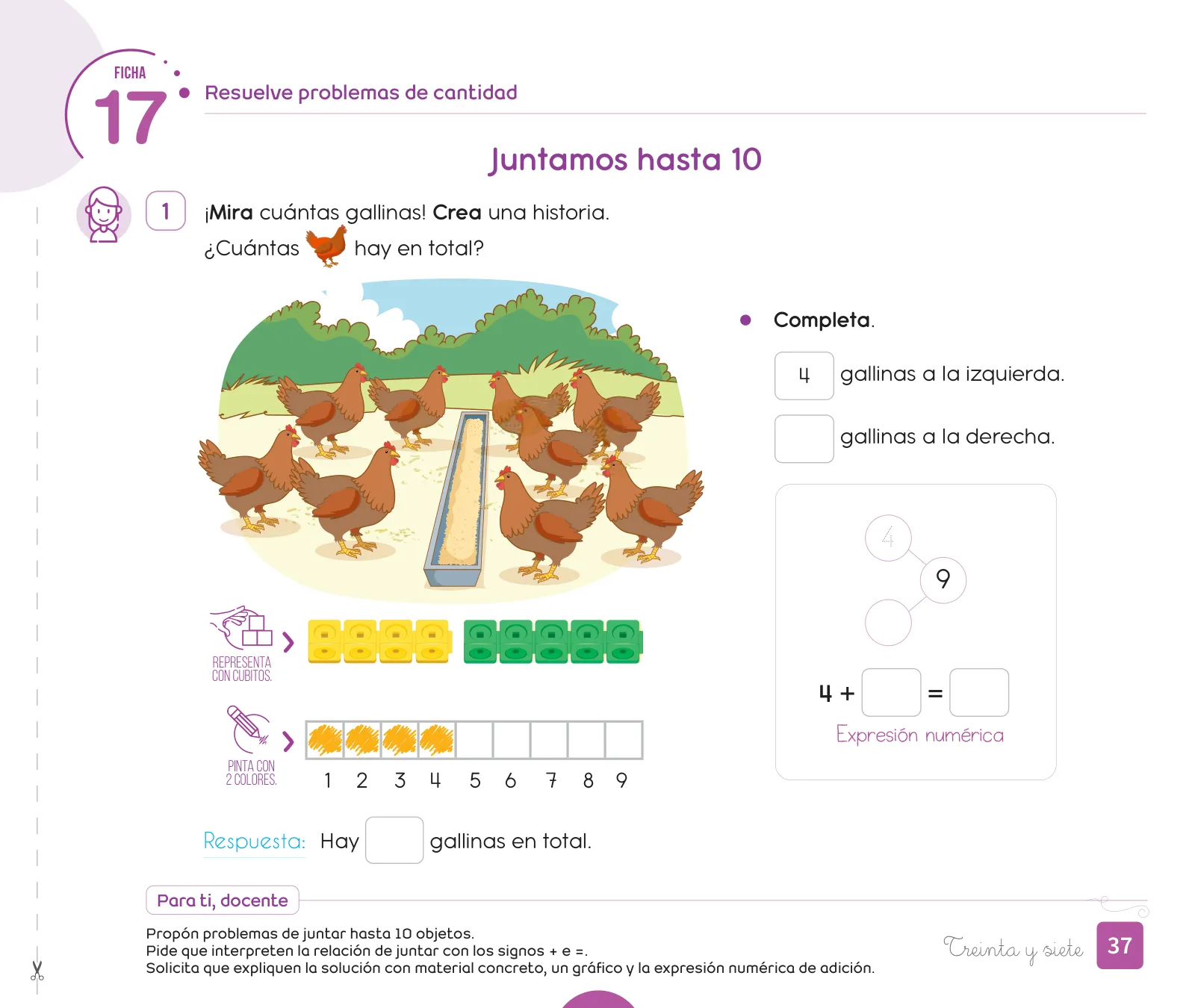 Miniatura página 39 de Cuadernillo de Matemática 1, primer grado de Primaria · 2023