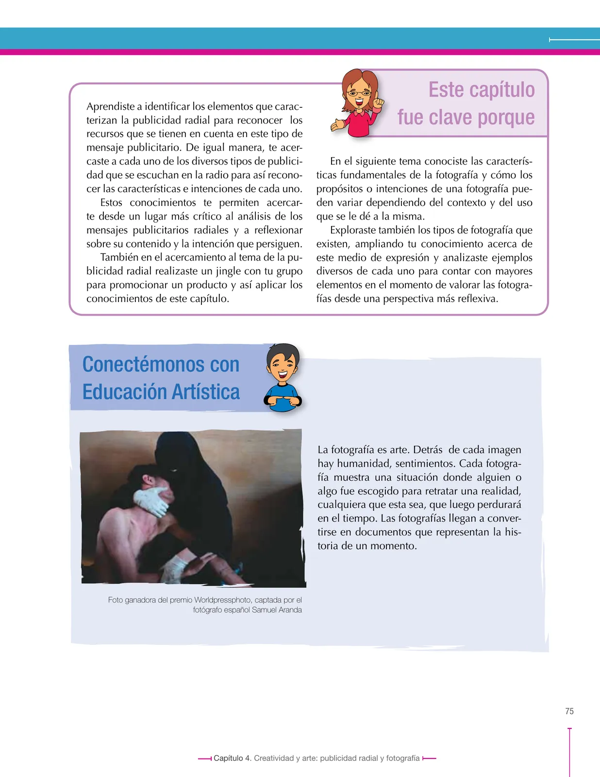 Página 75 de Lenguaje 9° · Secundaria Activa