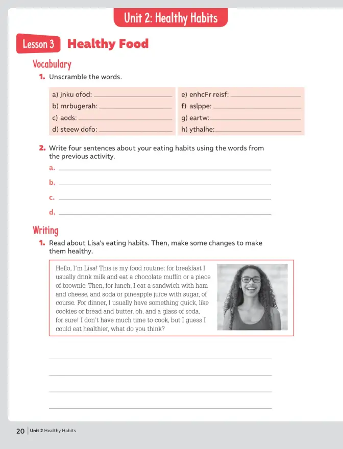 Página 21 de Inglés – Séptimo Básico | Student’s Book MINEDUC – Descargar PDF · 2024