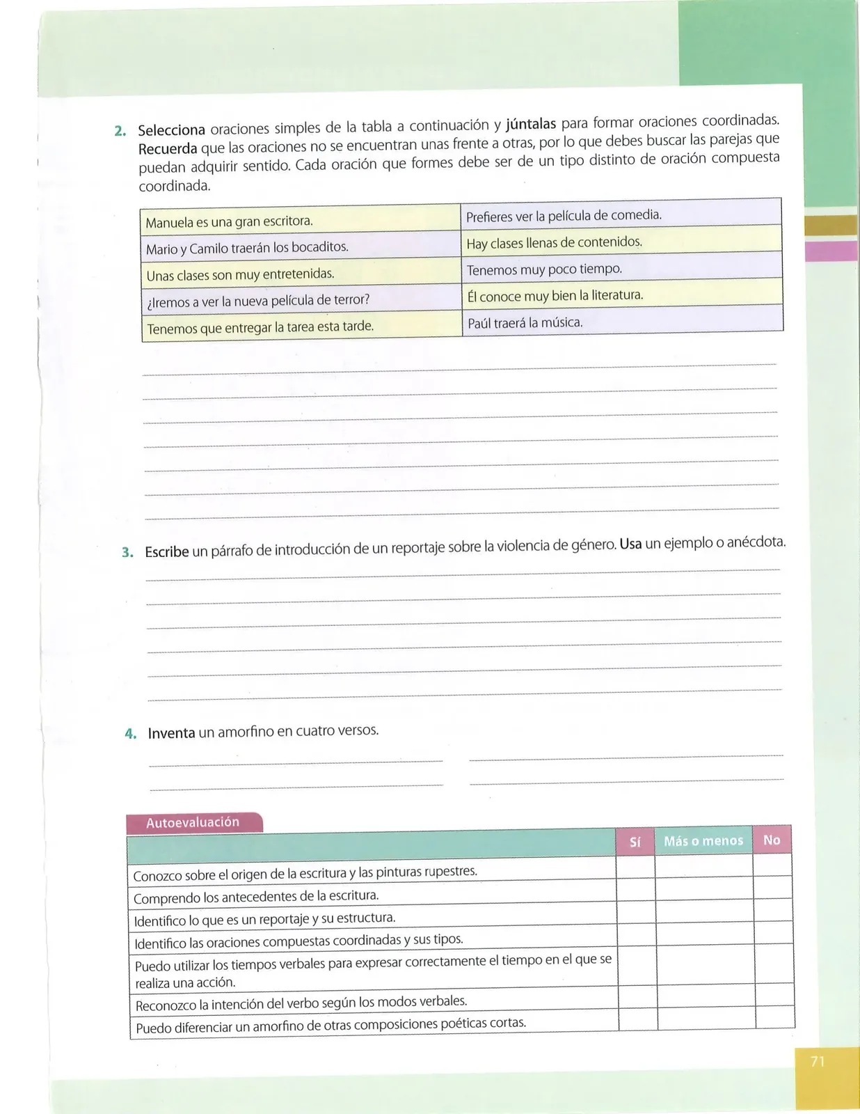 Página 71 de Lengua Y Literatura · 8 EGB · 2025