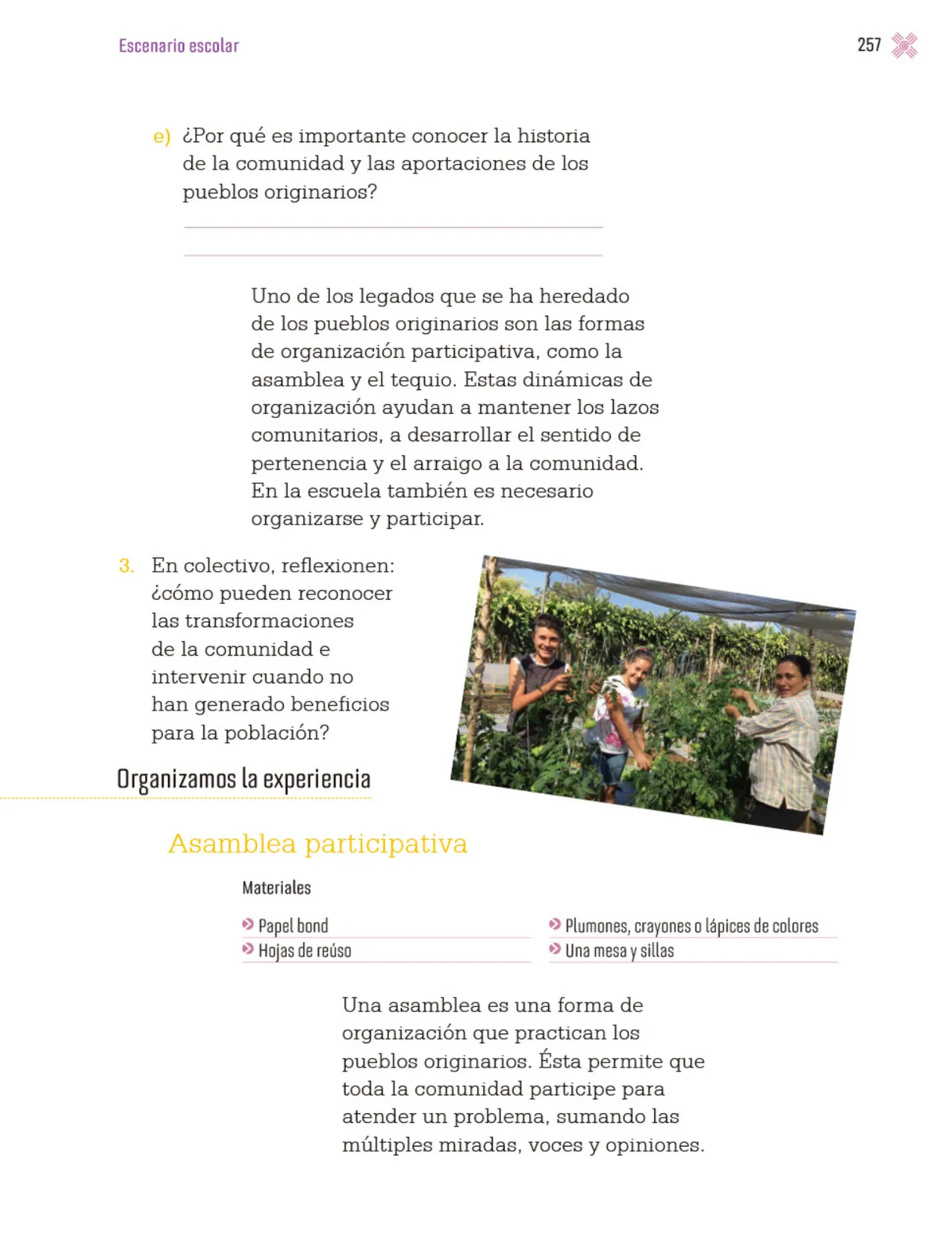 Miniatura página 260 de Proyectos Escolares.   Libro de Educación Primaria Grado 3°  Ciclo Escolar 2025 - 2026