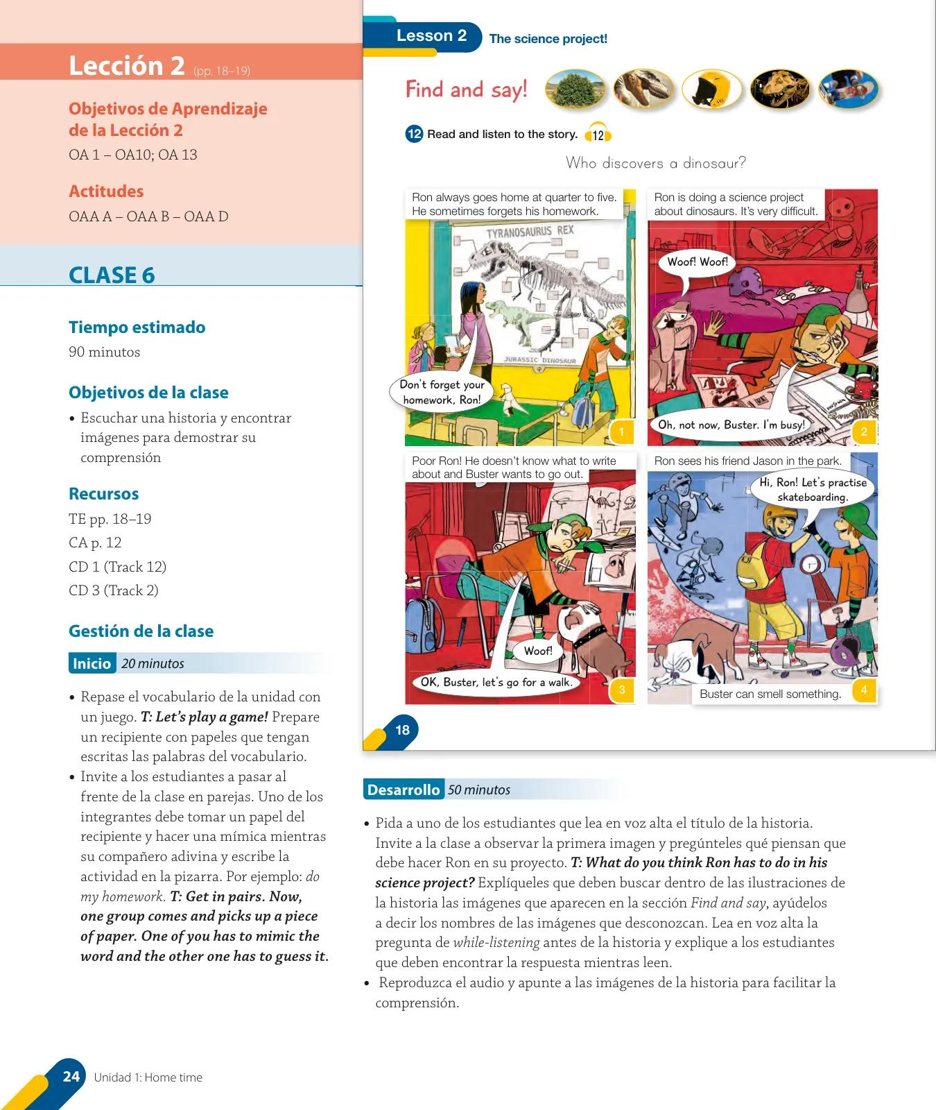 Página 26 de Inglés – Quinto Básico | Texto del Estudiante MINEDUC – Descargar PDF · 2024